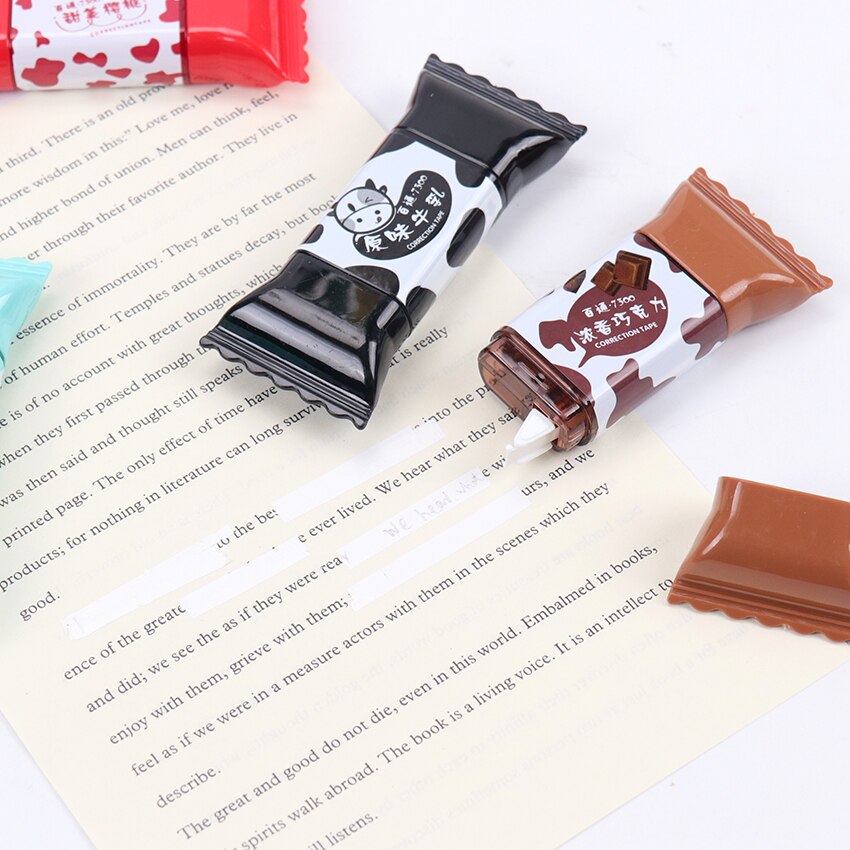 1PC Nette Candy Korrektur Band 3,5 m Kawaii Corrector Schreibwaren Schule Büro Student Lieferungen