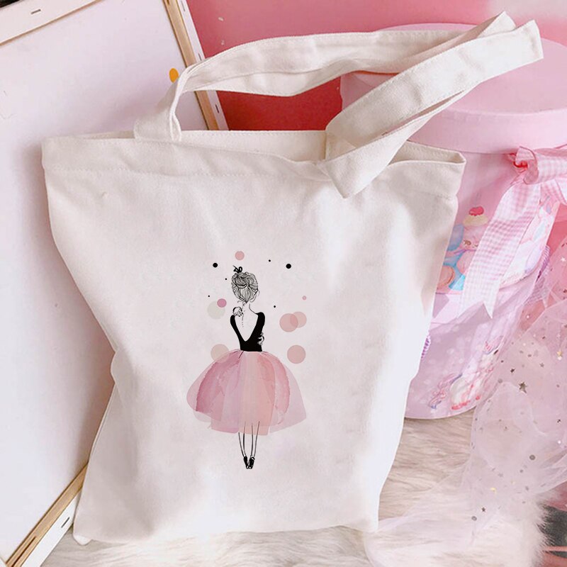 Harajuku Schoudertassen Zomer Mode Cartoon Fun Vrouwen Leuke Ulzzang Print Leuke Casual Canvas Messenger Bag: B1083-TBWH-M