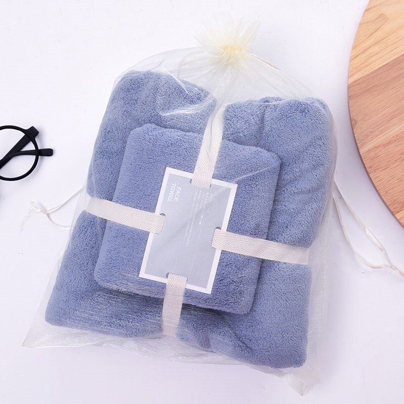 Soft Bath Towel Face Towl Set Water Absorbent Towels for Spa Kitchen Clean SAL99: grey