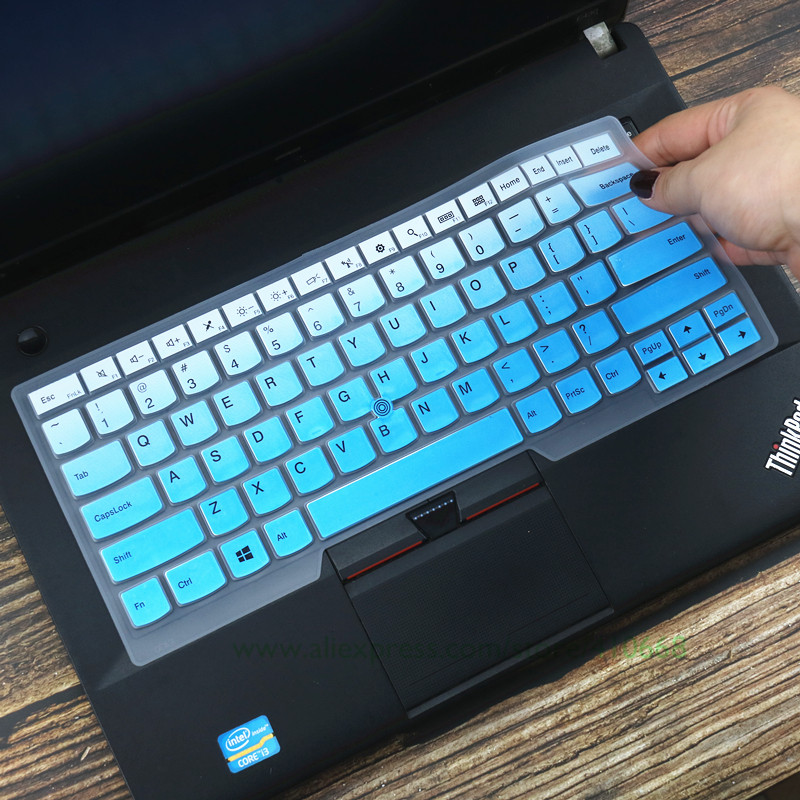 Laptop Tastatur Abdeckung Schutz Für Lenovo ThinkPad L390 L380 T480 T480s T470 T470s Yoga 2rd/3rd thinkPad X1 Kohlenstoff: allmählich Blau