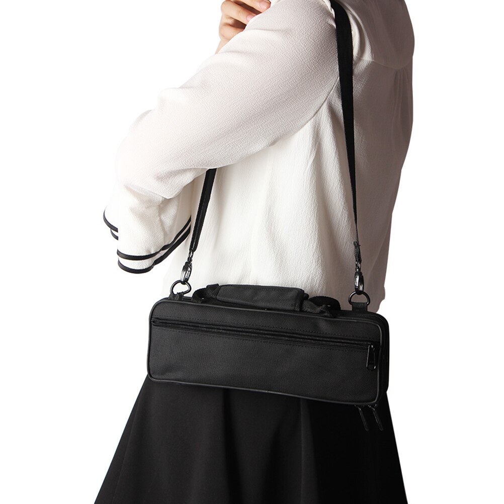 Tragbare flötentasche, stoffbeutel, tragbare flötentragetasche, flötenbehälter, flötenhalter