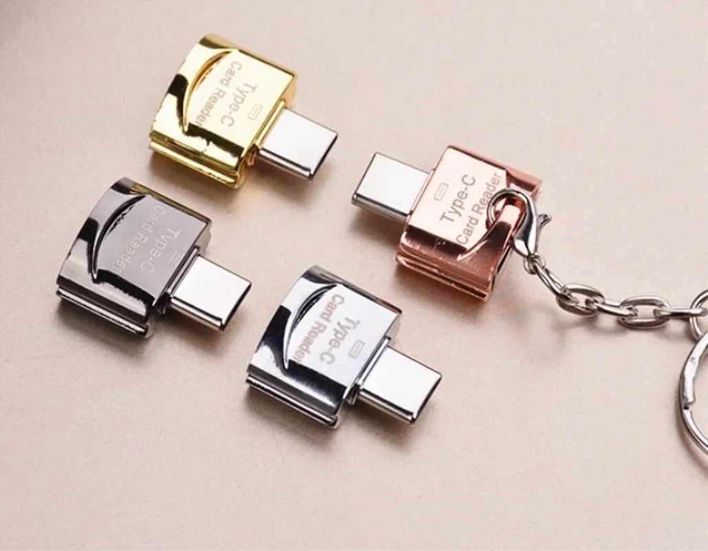 Type-c Tf Card Reader Mini Otg Adapter Mobile Phone Connection SLR Camera Card Usb-c3.1 High Speed Simple Type