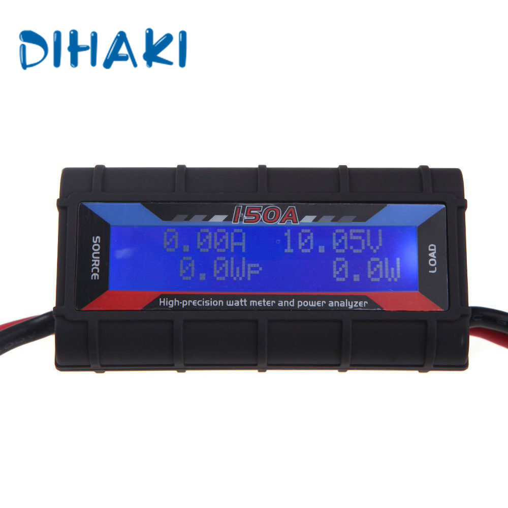 150A Digitale Watt Meter hoch-genauigkeit Energie Meter Für RC Modell Watt Meter Prüfer Gleichgewicht Spannung Batterie Energie Analyzer