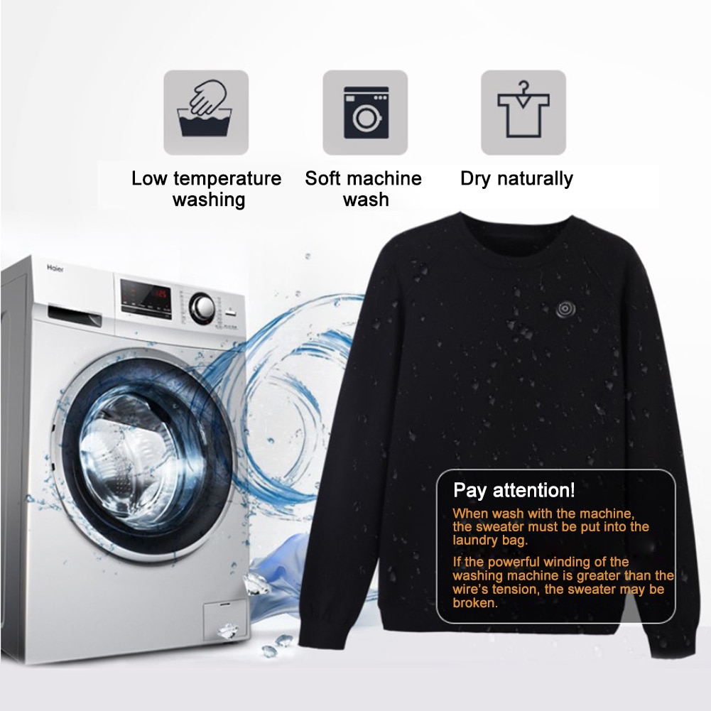 Intelligente Verwarming Trui Usb Elektrische Verwarming Sweatshirt Warm Koolstofvezel Verwarmde Jas Voor Zowel Mannen En Vrouwen