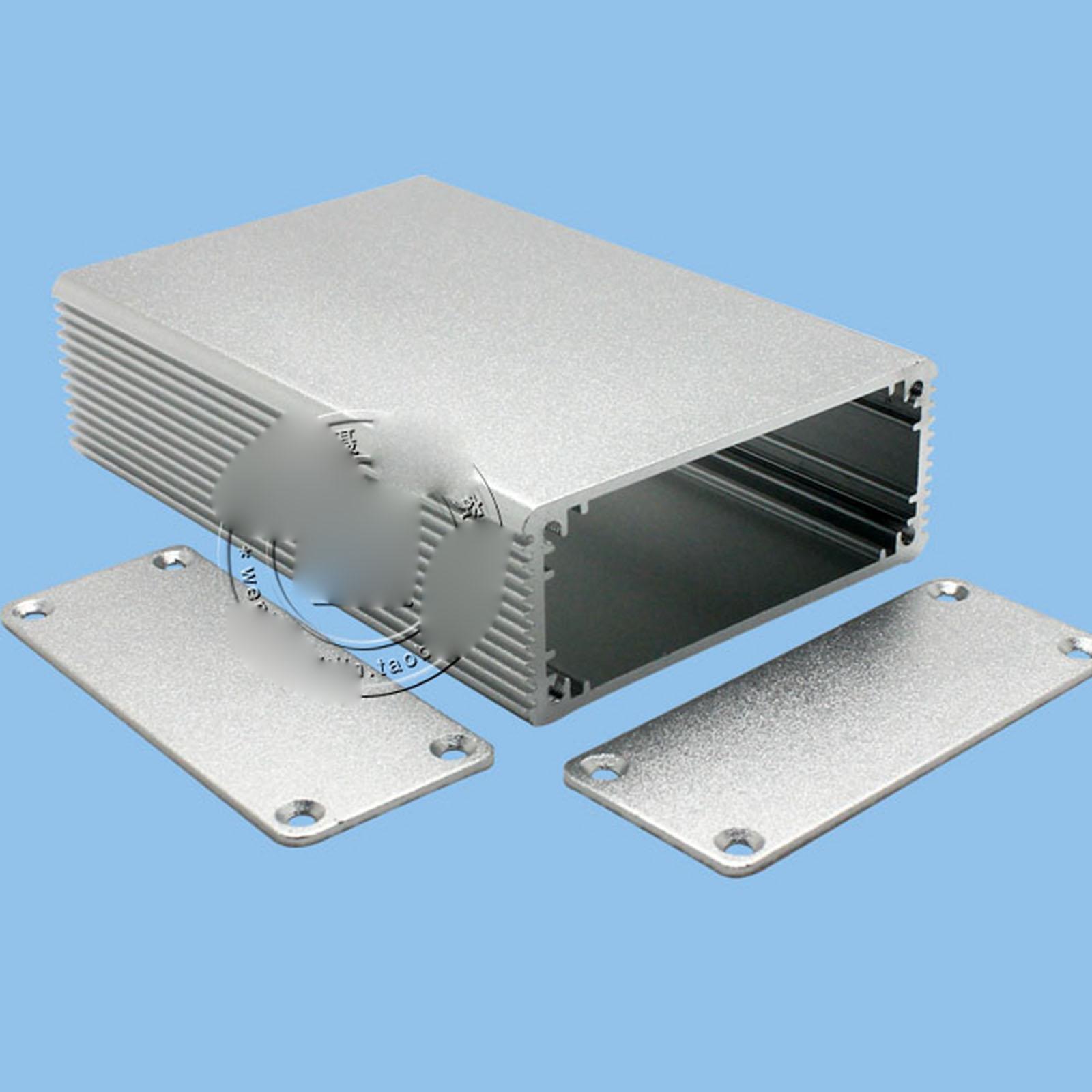 100X66X27 Mm Zilverkleurige Aluminium Behuizing Pcb Shell Cooling Box Case Diy Instrument