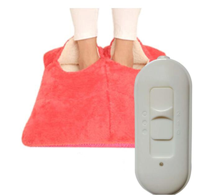 Calentador de manos para pies de 220V, zapatillas, sofá, silla, cojín cálido, almohadillas eléctricas de calor, zapatos cálidos, manta eléctrica de invierno: A