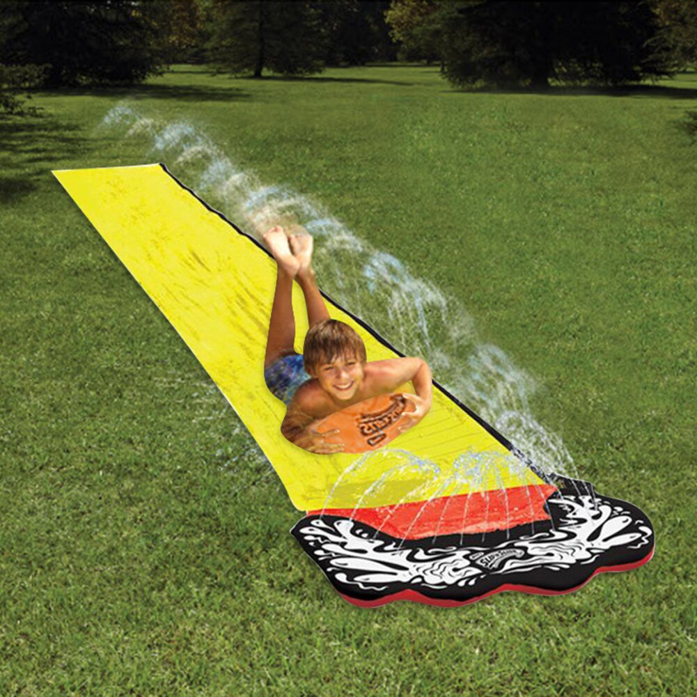 Summer Outdoor Lawn Beach Water Spray Slide Bed Children's Water Slide Pool Water Play Toy Surfboard Water Spray Toy