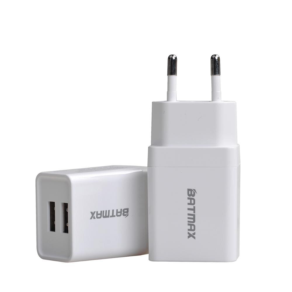 Batmax 3.0 tragbares reise-usb-doppelladegerät mit schnellladefunktion für iphone, samsung  s9, xiaomi  mi 8 und huawei: 2 stck.