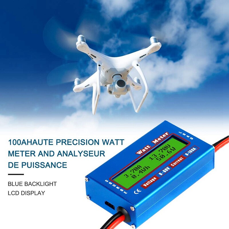 100A 60V Hoge Nauwkeurigheid Digitale Lcd Watt Tester Power Meter Analyzer Spanning Verbruik Prestaties Monitor