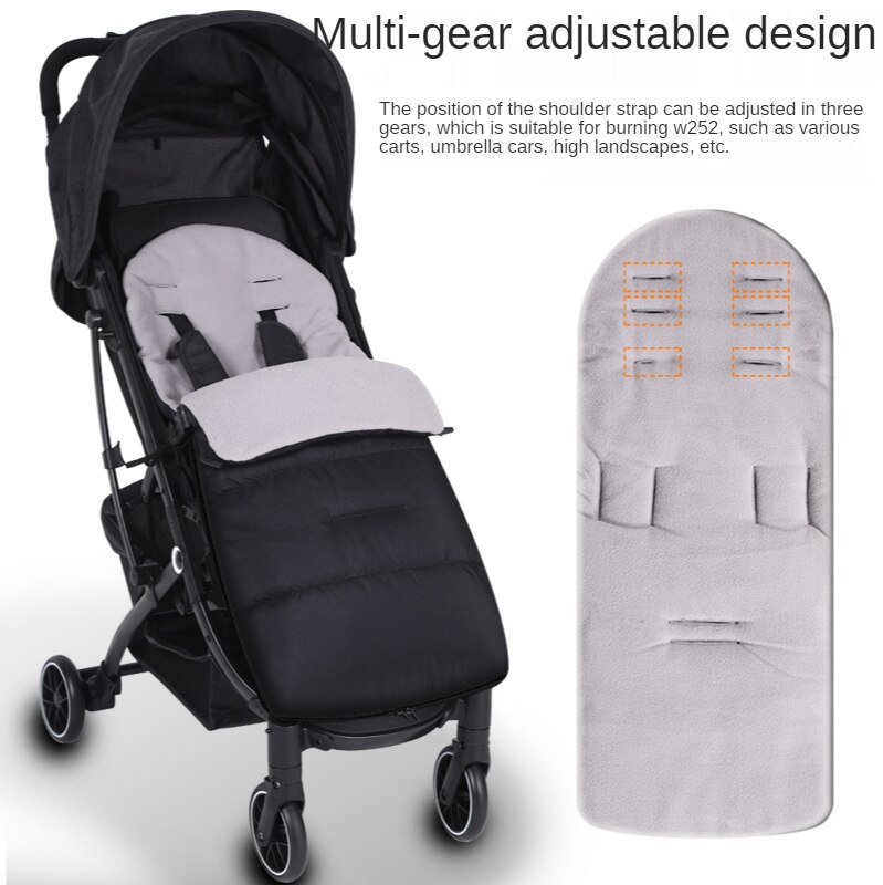 Baby Stroller Warm Foot Cover Children's Quilt Universal Stroller Pad Plus Cotton Thickening Autumn Winter Stroller Accessory