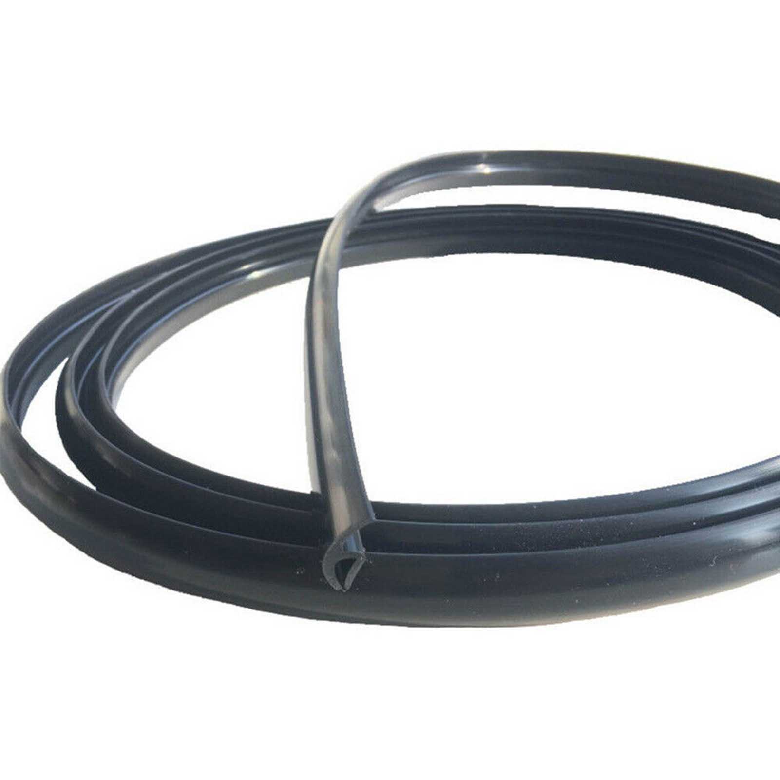1.8m Universal Car Front Windshield Panel Rubber Seal Strip Sealed Moulding Trim