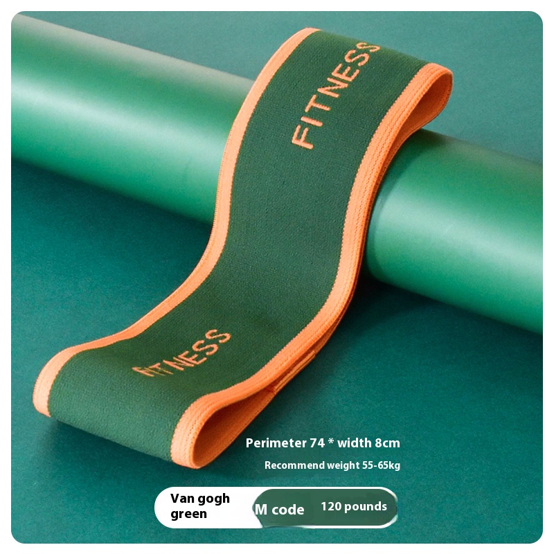 Buttock Circle Training Legs Fitness Training Band Elastic Band Fitness Female Tension Band Yoga Squat Resistance Band: green