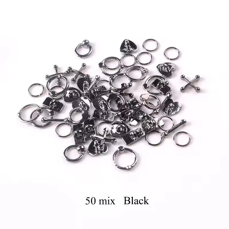 nagelpiercing 10 Stks/partij Punk Stijl Nail Onderdelen Piercing Legering Studs Metalen Curve Pijl Klinknagel Decoratie Nagels Kunst Accessoires Nail Charms