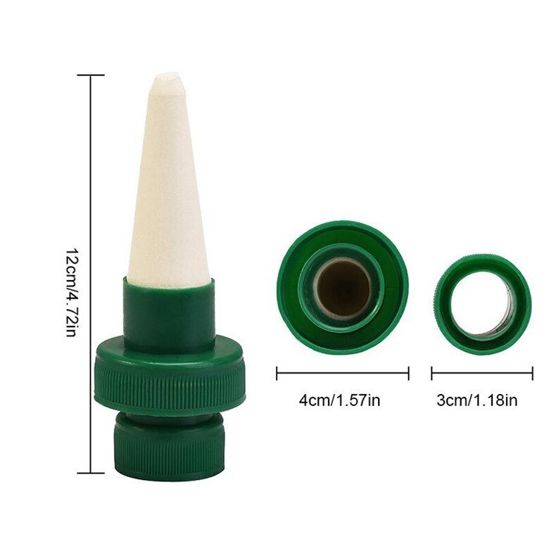 Dispositif d'arrosage automatique goutte-à-goutte de plantes en céramique, arrosage paresseux, jardin, Irrigation, fournitures d'outils, 2 pièces
