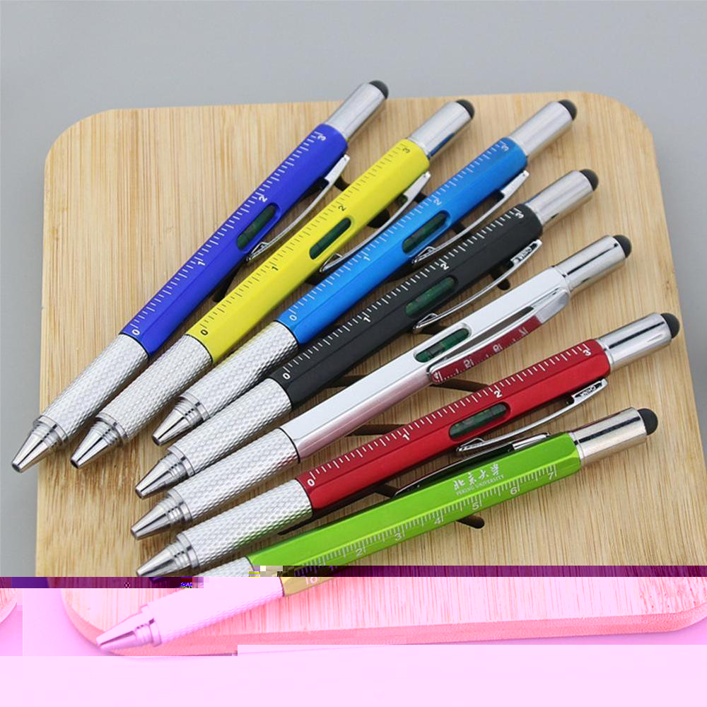 1 Pc Multifunctional Screwdriver Ballpoint Pen Screen Metal School stationery supplie pens office Tool X5A3