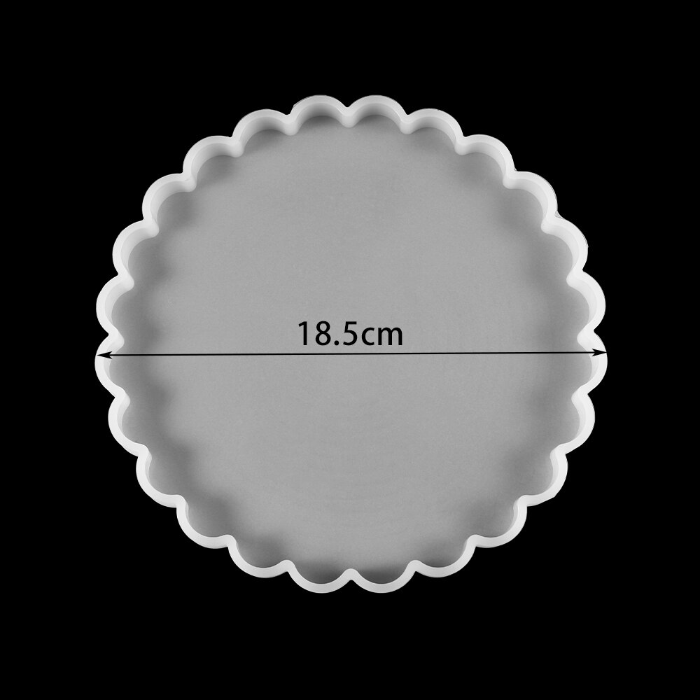 Unregelmäßigen Runde Runde Trinken Cup Coaster Silikon Casting Form Obst Disc Tee Tablett Epoxy Harz Form Für Handwerk Decor Handmade werkzeug: 11
