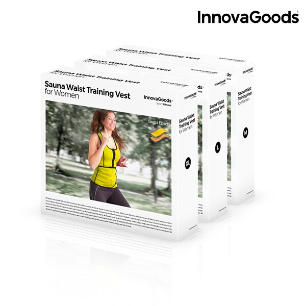 Chaleco-Faja Deportivo con Efecto Sauna para Mujer InnovaGoods