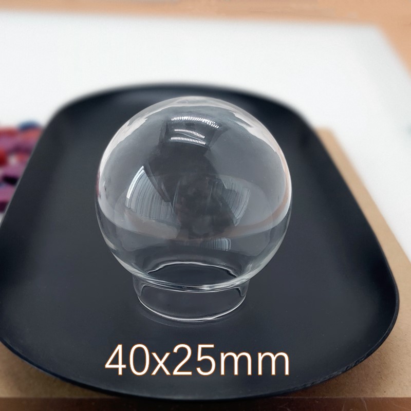 10 Stück 15–30 mm hohle Glaskugel, blasiert, Glasflaschenperlen mit See, DIY Kugeln, Schmuckzubehör, Glasperlen, Zubehör, handgefertigt: Silber