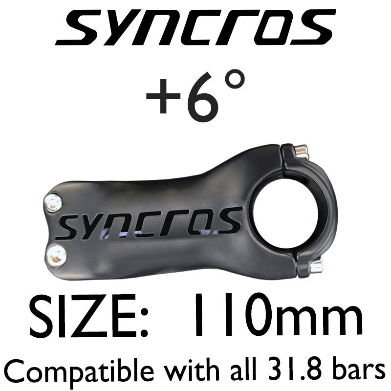 Mostek rowerowy Syncros ultra światło z włókna węglowego robić rowerów MTB, kąt 6/17 stopni, 70/80/90/110/120 mm, części robić rowerów górskich i szosowych: FIOLETOWY