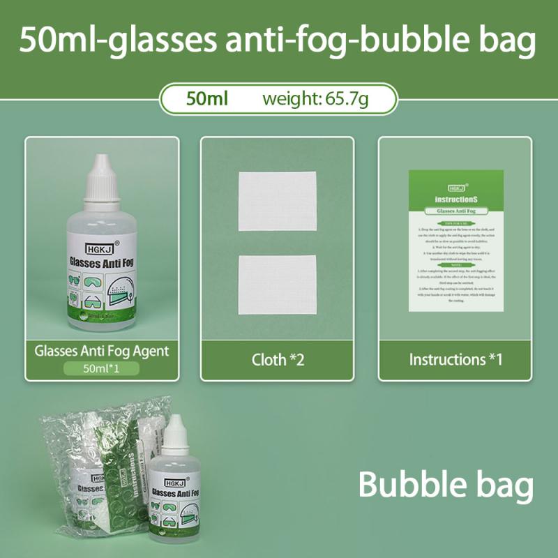 Hgkj 5/10/20/50ml anti-tåge agent briller renere multifunktions briller solbriller briller anti-fogging flydende hjelm defogging: 04