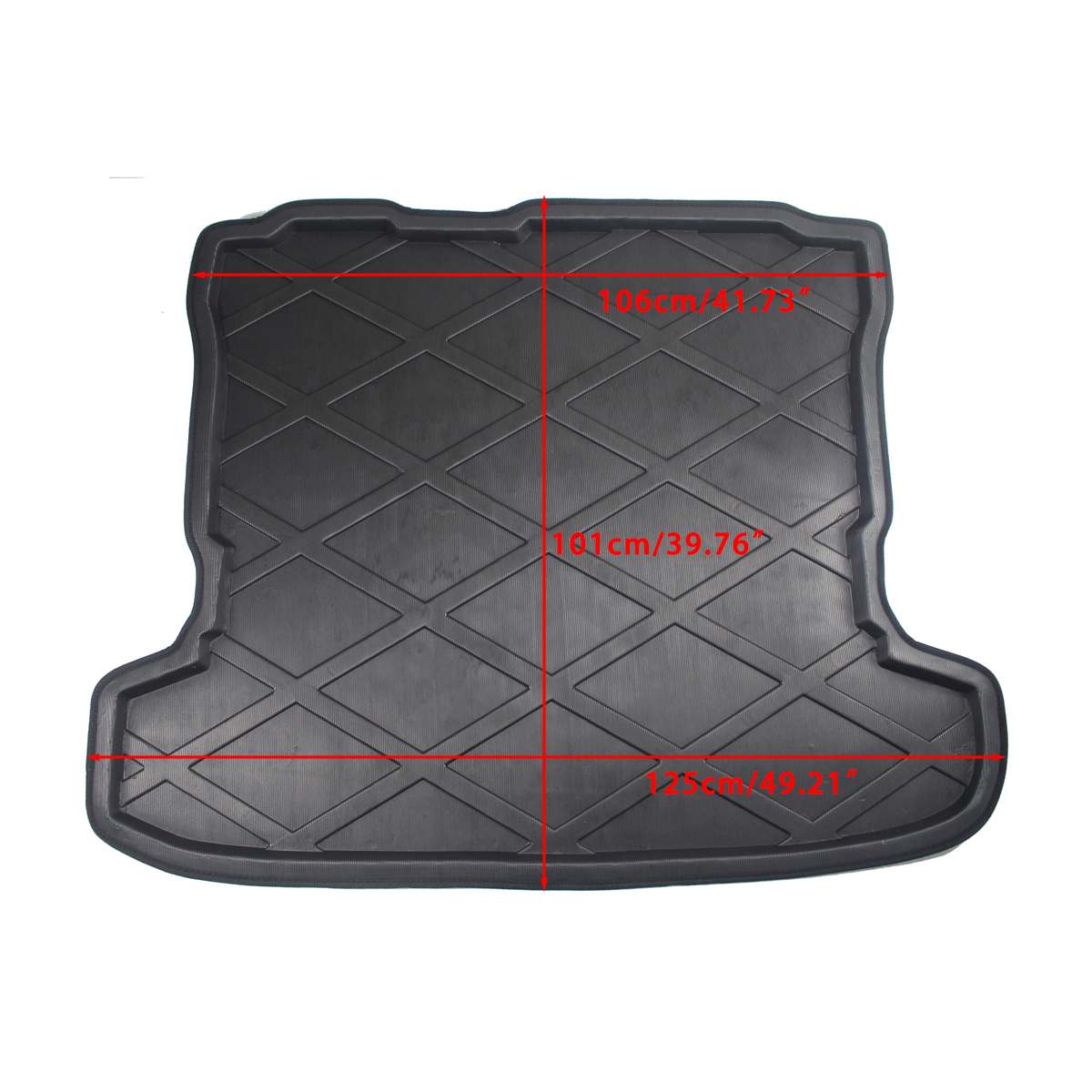 Tampa de bandeja do porta-malas, forro de carga, capa traseira, tapete de chão, almofada kick pad para mitsubishi pajero shogun 2007 2008 2009 2010 - 2018