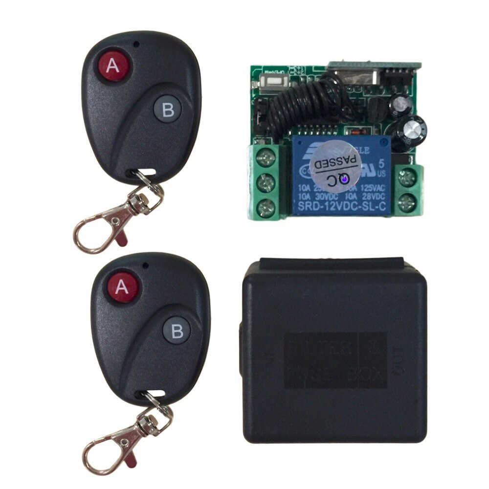 Universal Remote Control Relay DC12V 7A 1CH Wireless Remote Control Switch Transmitter Receiver System