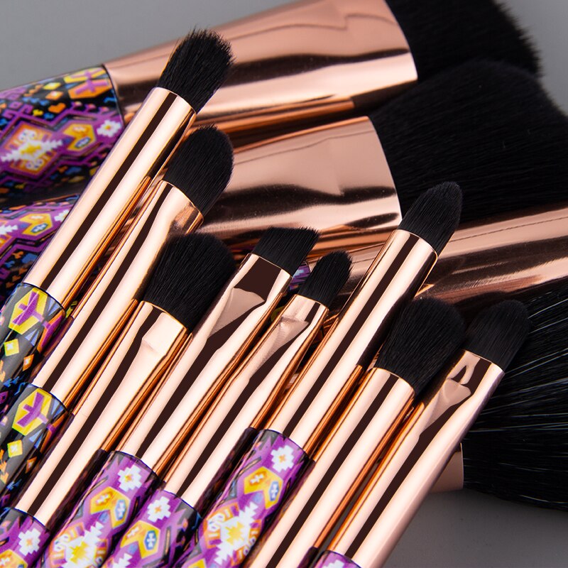 Anmor pinceaux de maquillage maquillage brosse cheveux synthétiques beauté fard à paupières ensemble fond de teint poudre cosmétiques Kit outils