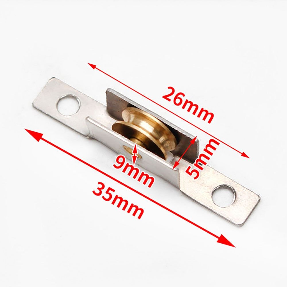 Obere Rad Fenster Riemenscheibe Möbel Edelstahl Tür Roller Hardware Schiebetür Fenster Rollen Tür: Orange