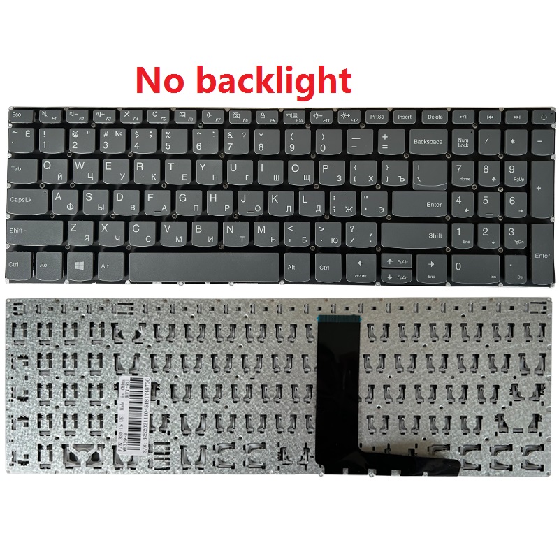 Russian RU laptop keyboard for Lenovo IdeaPad 520-15 520-15IKB L340-15 L340-15API L340-15IWL L340-17 L340-17IWL: NO backlight