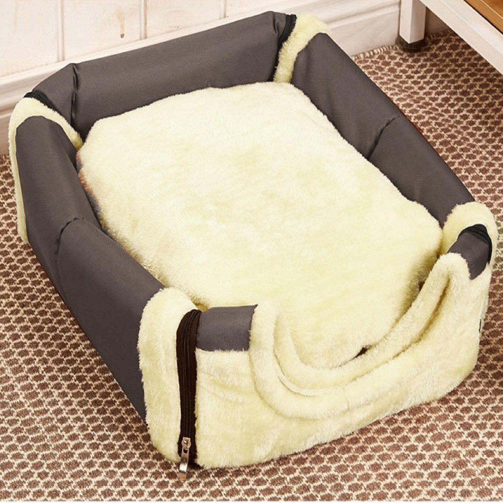 Comfortabele Pluche Kennel Honden Huisdier Kattenbakvulling Diepe Slaap Pv Kattenbakvulling Slapen Bed Kat Hond Huis Kattenbakvulling Slapen Bed honden Huisdieren