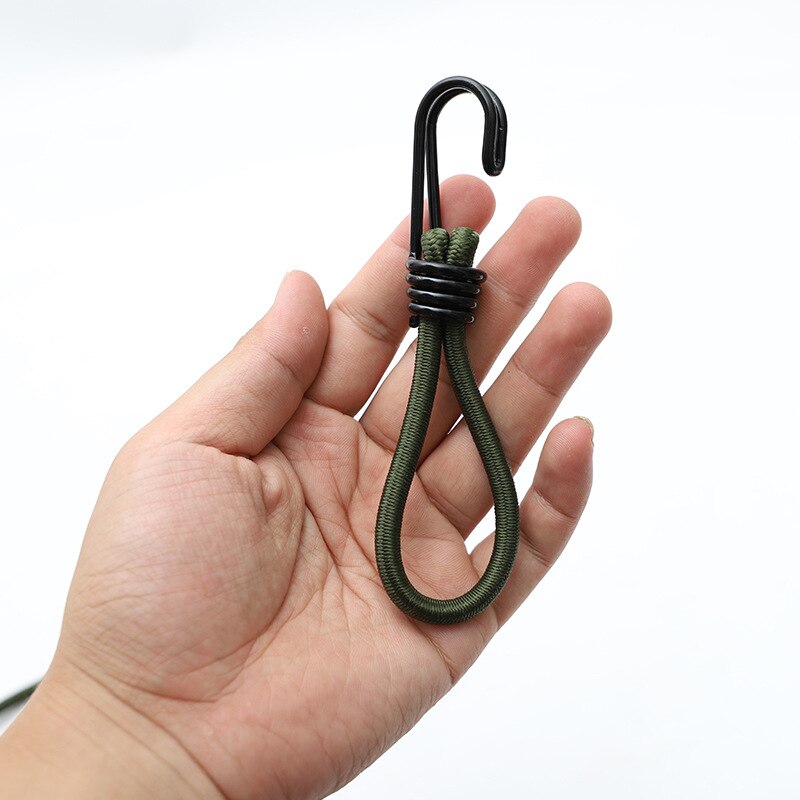 4 st utomhus elastiskt tält bungee rep camping kapell bagage stretch spänne slipad spik rem