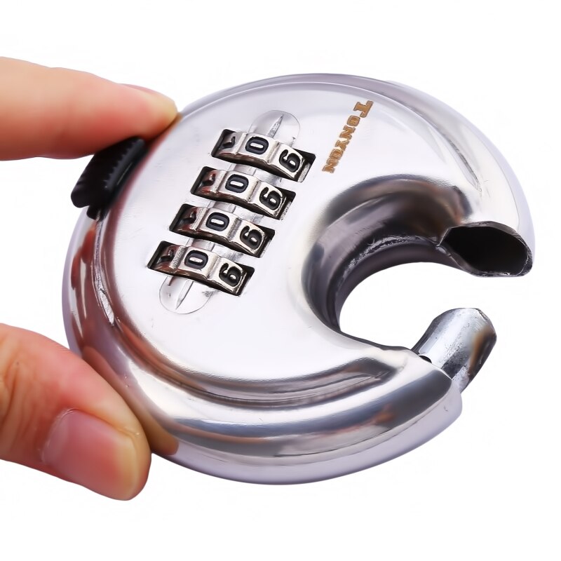 4 Dial Digit Combination Lock Weatherproof Protection Security Padlock Outdoor Suitable For Sheds Lockers Gyms Safely Code Lock