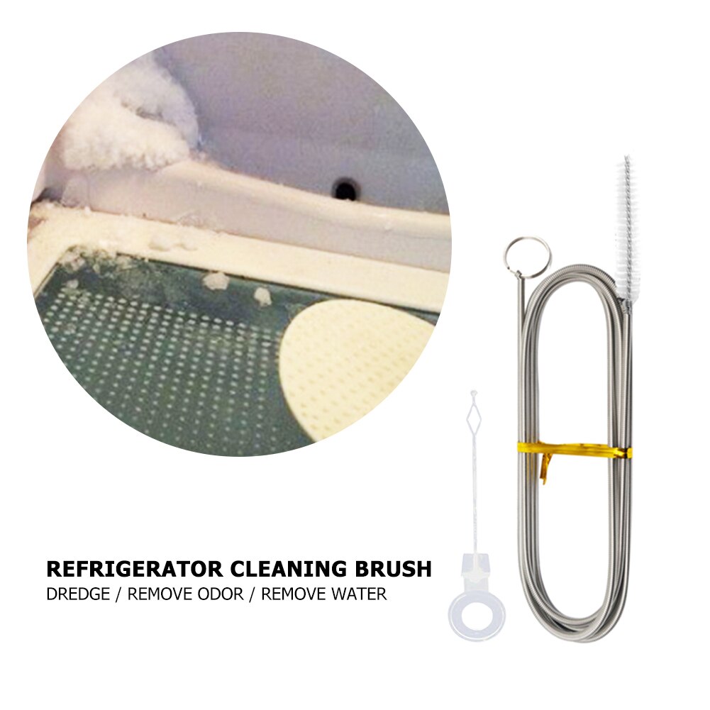 Refrigerator Drain Hole Clog Remover Cleaning Tools Set Household Dredge Hose Fridge-freezer Water Outlet Cleaner