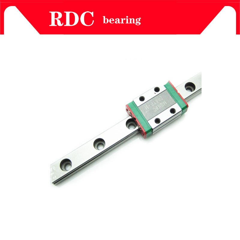 2pcs 12mm Linear Guide MGN12 L= 300mm linear rail way + MGN12C or MGN12H Long linear carriage for CNC XYZ Axis