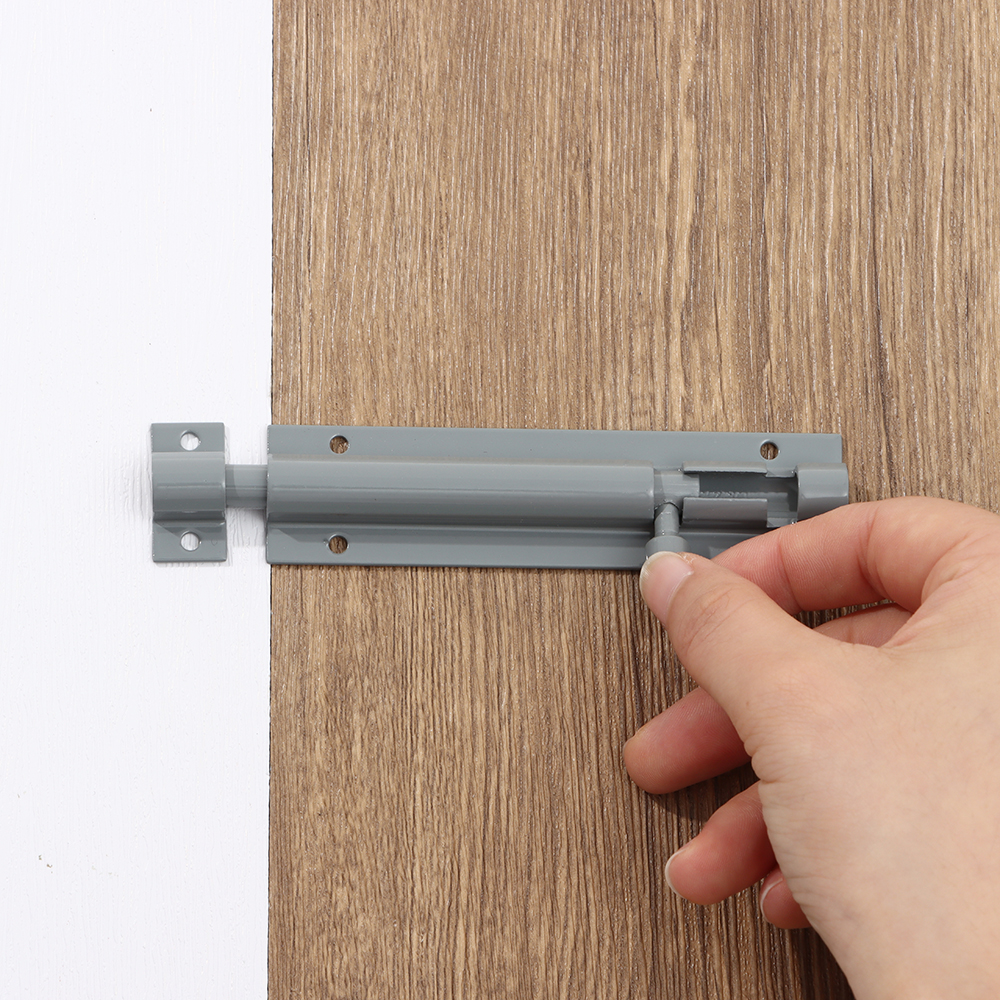 2/3/4/5/6/8 tommer aluminiumslegering tønde dørlås lås til haveport skur skydedør tårn bolt lås fange hardware
