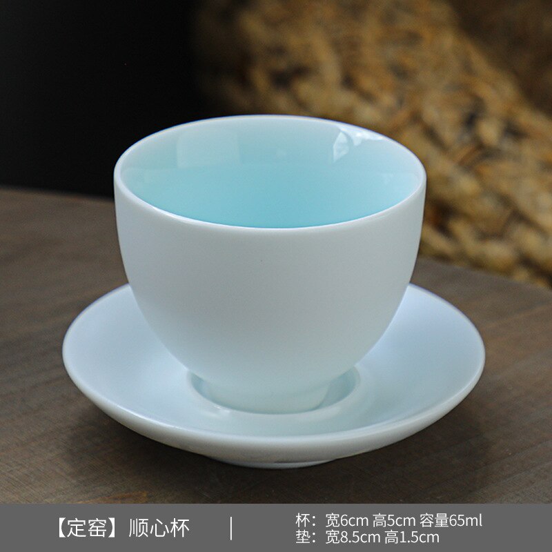 Taza de cerámica para café expreso con platillo, de pequeña capacidad taza de café, cambio de horno, taza de té turco, posavasos de Kungfu chino: 08