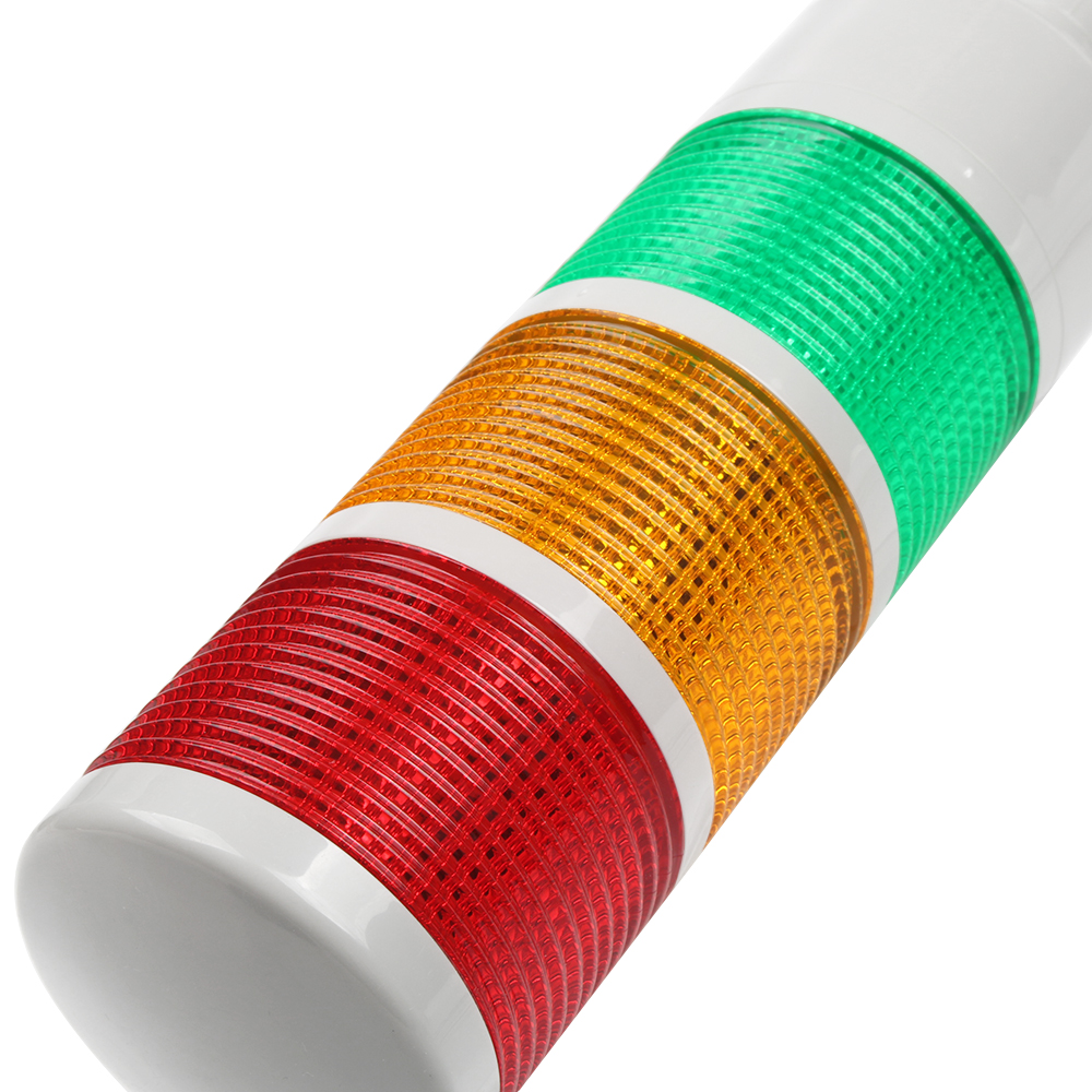 LED warning light Rotatable 180 Stack light industrial for CNC machine DC 12V 24V AC 110V 220V Steady flashing light