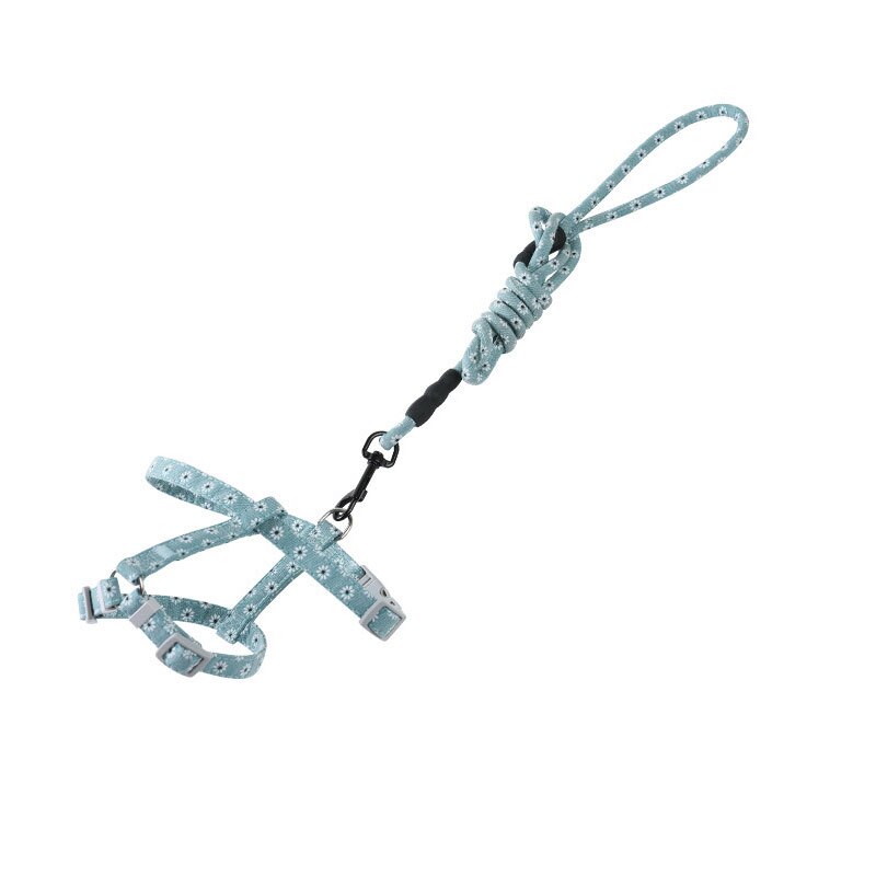 Hondenhalsband voor katten, verstelbaar harnas, riem, cartoon, huisdier, tractie, hond, kat, kitten, halster, kattenbenodigdheden voor katten, huisdierharnas, riem: Groente / S