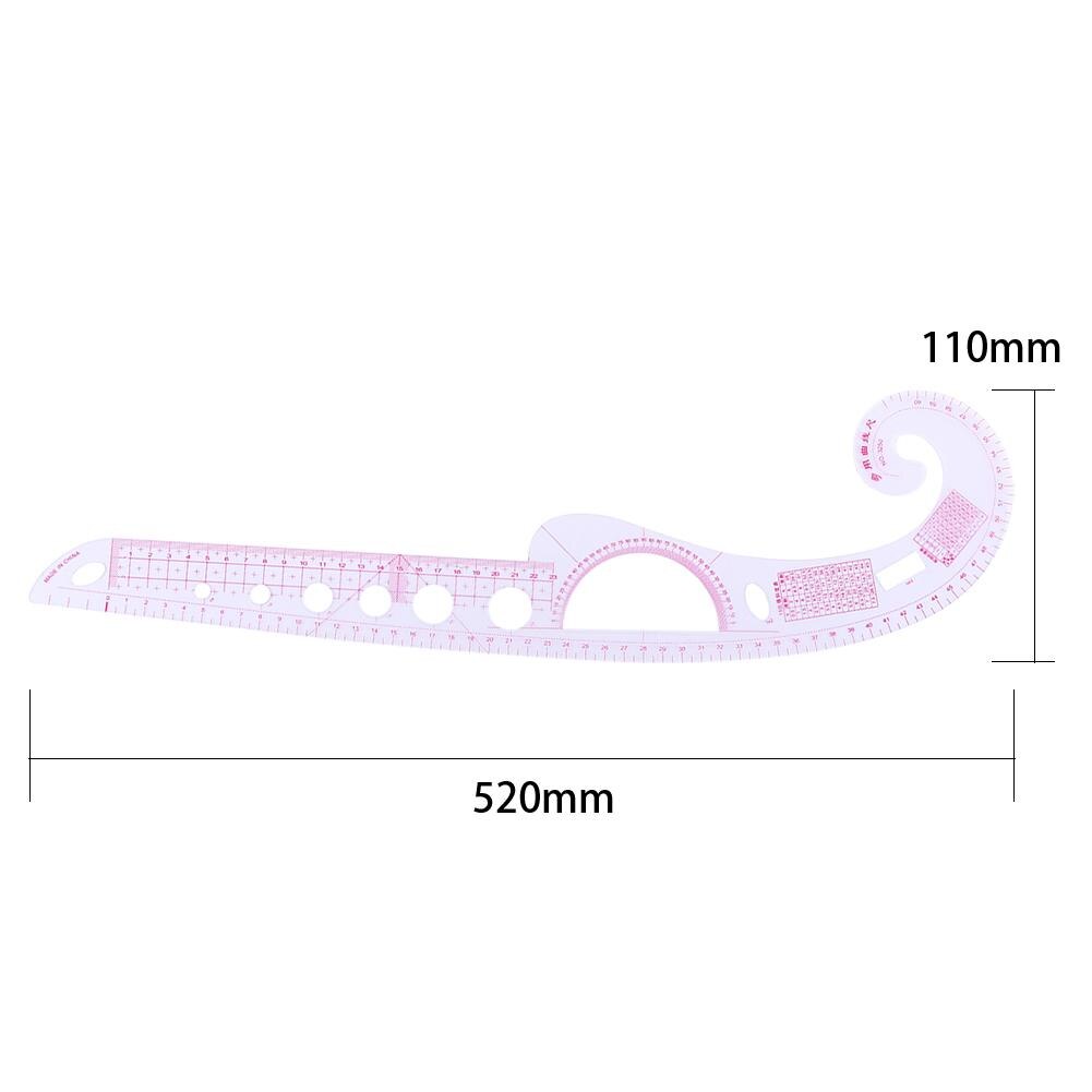 Sewing Measure Tailor Ruler Tools Soft Plastic Comma Shaped Curve Portable Measure Accurately Tools Ruler for Clothing