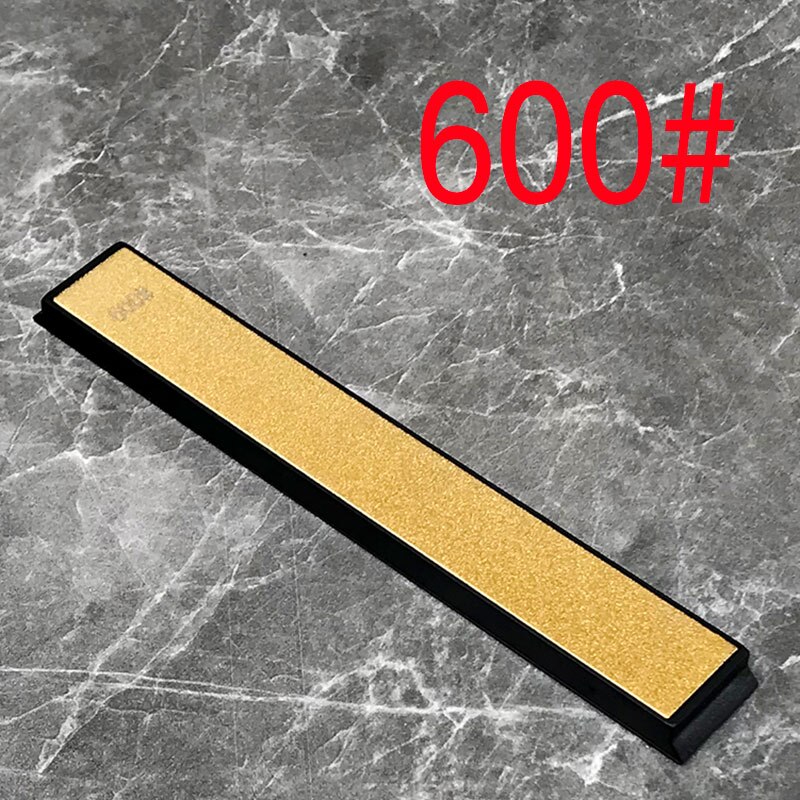 Cuchillo de titanio para afilar cuchillos de cocina, piedra de afilar, fácil de llevar: Grit 600