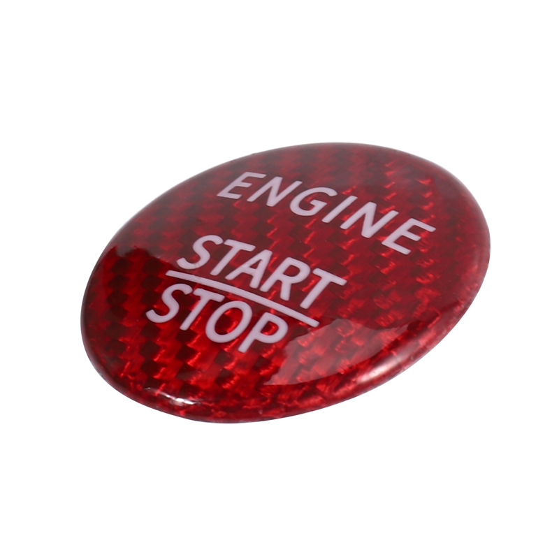 Carbon Fiber Car Start Stop Button Cover Set For For Mercedes Benz A B C Glc Gla Cla Ml Gl Class W176 W246 W205 X253 X156 C117