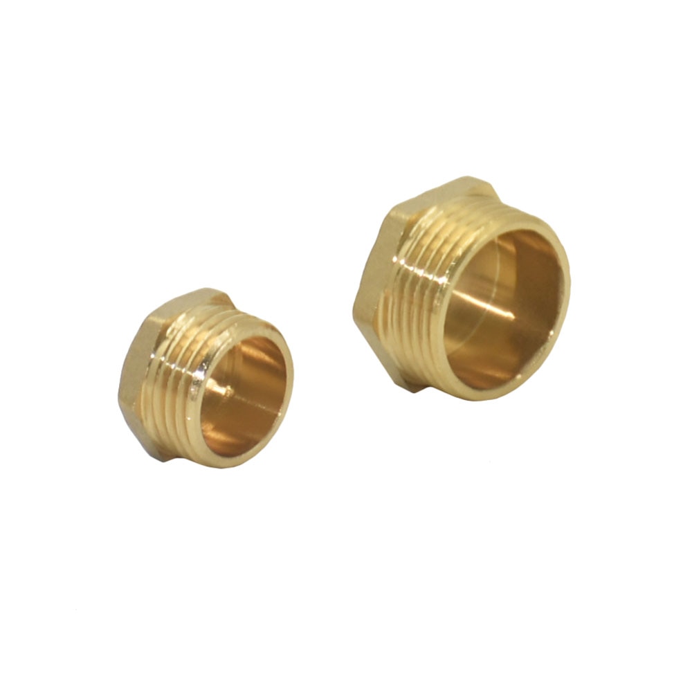 Brass Male 1/2 3/4 Inch Female Threaded End Connector Water Seal Pipe Repair Water Stop Connector Plug