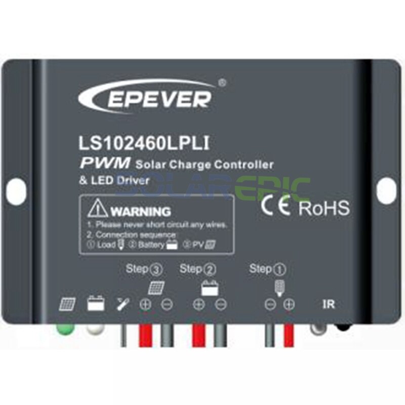 10A PWM Solar Charge Controller Met Ingebouwde LED Driver 12 V/24 V LandStar LPLI Serie Lithium Batterij Waterdicht solar Regulator