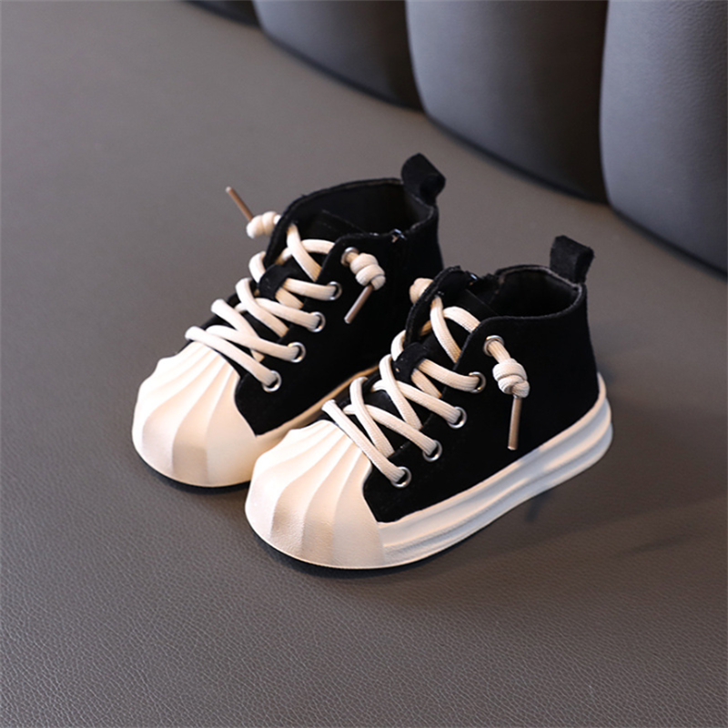 DIMI 2021 stivali da bambino autunnali per bambina 0-3 anni scarpe da neonato in pelle microfibra Martin stivali piatti da bambino alla caviglia antiscivolo
