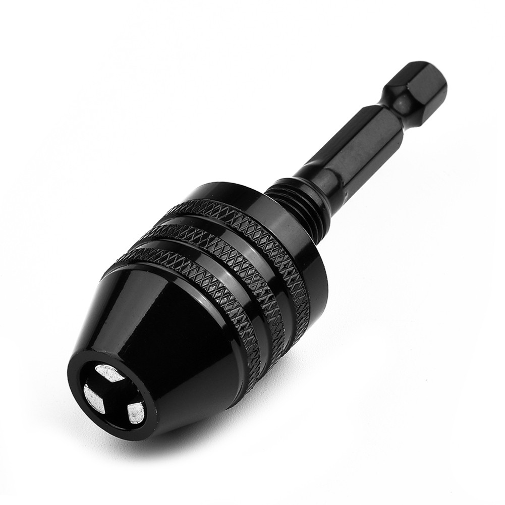 Mini portabrocas sin llave de 0,3-8mm, brocas eléctricas autoapretadas, herramientas de fijación de pinza, convertidor de cambio rápido de vástago hexagonal de 1/4 pulgadas