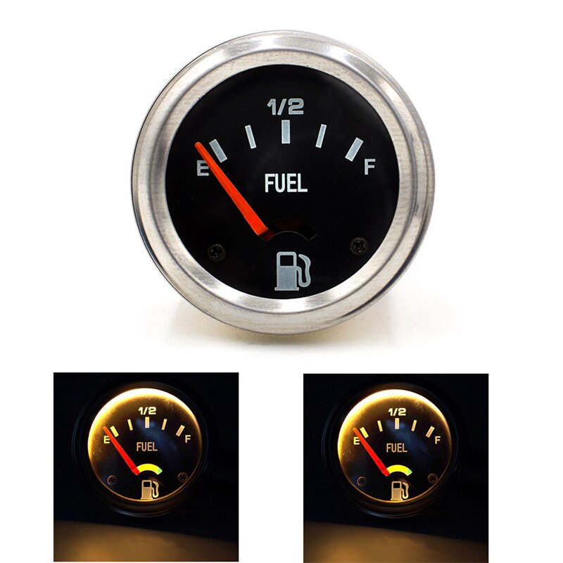 Mechanical Oil Gauge 12V Fuel Oil Level Gauge Detecting Pointer Meter Universal Car Parts Vehicle Accessories X66