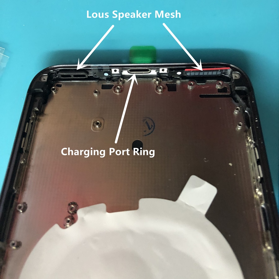 Replacement Parts for iPhone 8 8 Plus Rear Housing Middle Frame and Back Glass Cover with Small Parts