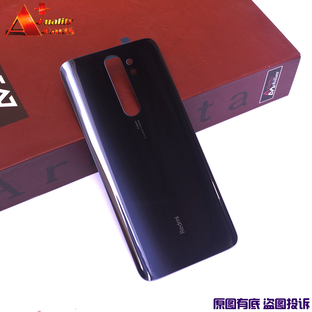 Para Redmi Note 8 Pro Note 7 proOriginal batería puerta cubierta trasera carcasa para Redmi Note8 Note7: Note8 pro Black