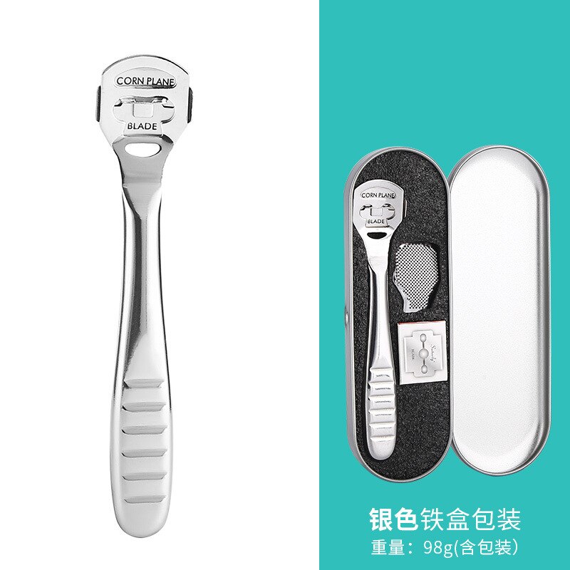 Scraping Foot Scrubber Pedicure Set Exfoliating Scrub Calluses Foot Chafing  Useful Product Heel Repair Foot Scrubber Foot Skin: 304 Stainless Steel Iron Boxes