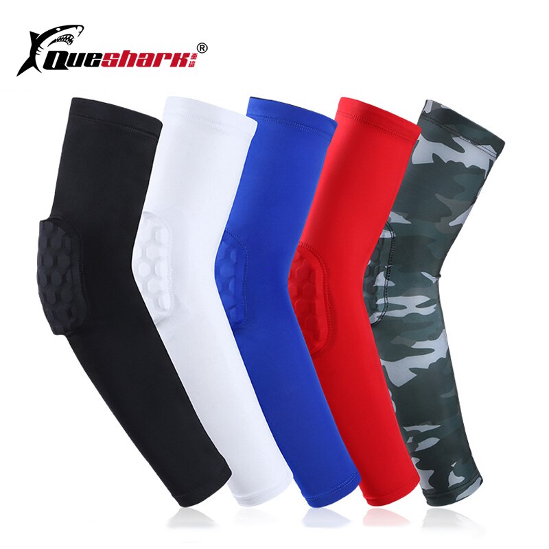 2Pcs Crashproof Basketball Shooting Elbow Support Compression Sleeve Arm Brace Protector Sport Safety Elbow Pads